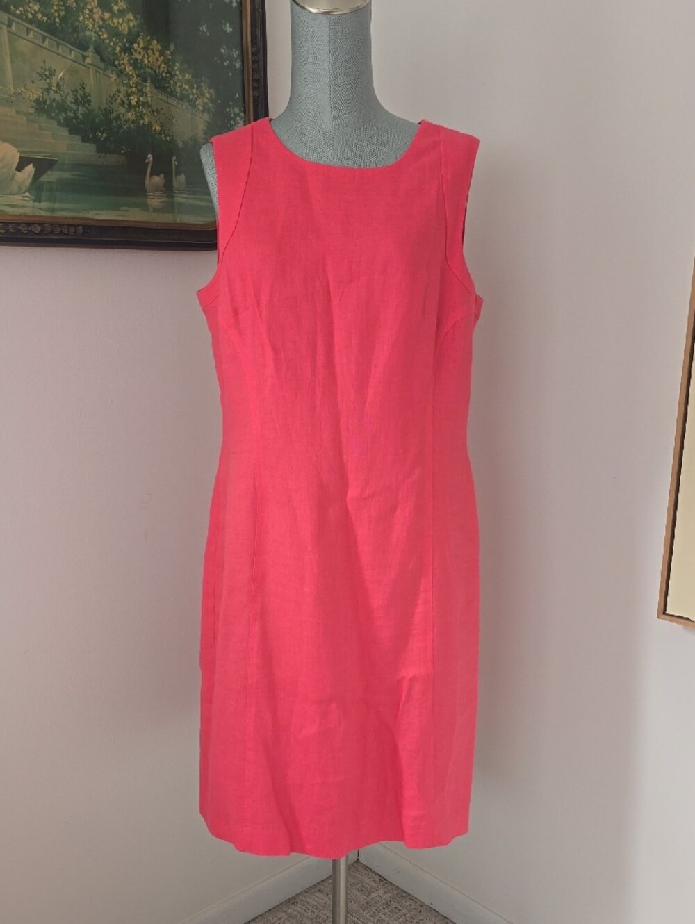 Tablots | Coral Pink Irish Linen Dress